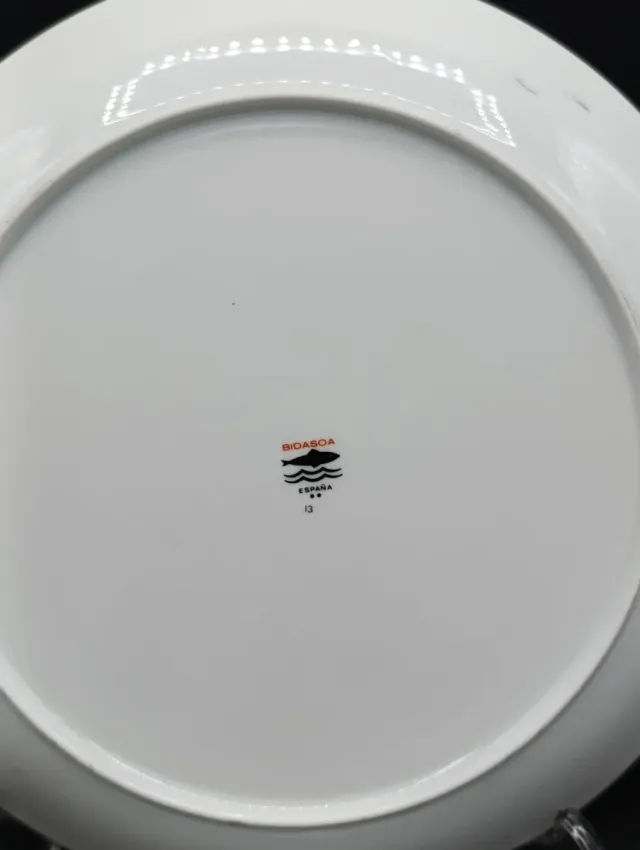 Platos de porcelana Bidasoa con flores