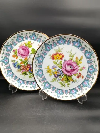Platos de porcelana Bidasoa con flores