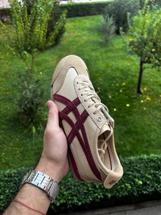 Onitsuka Tiger Beige/Rojo