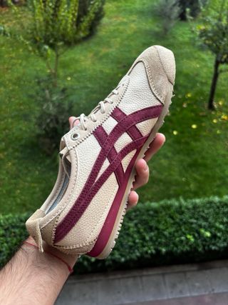 Onitsuka Tiger Beige/Rojo