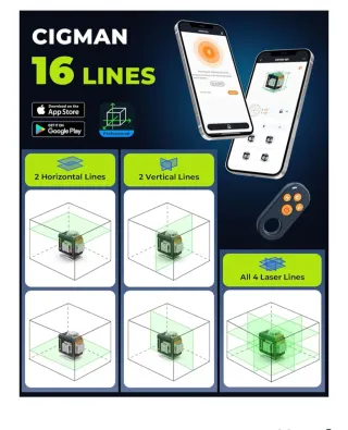 Nivel Láser Verde CIGMAN CM-S04