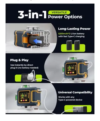 Nivel Láser Verde CIGMAN CM-S04