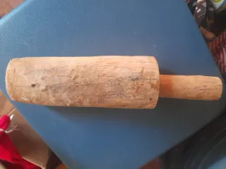 Maza de esparto madera carrasca antigua