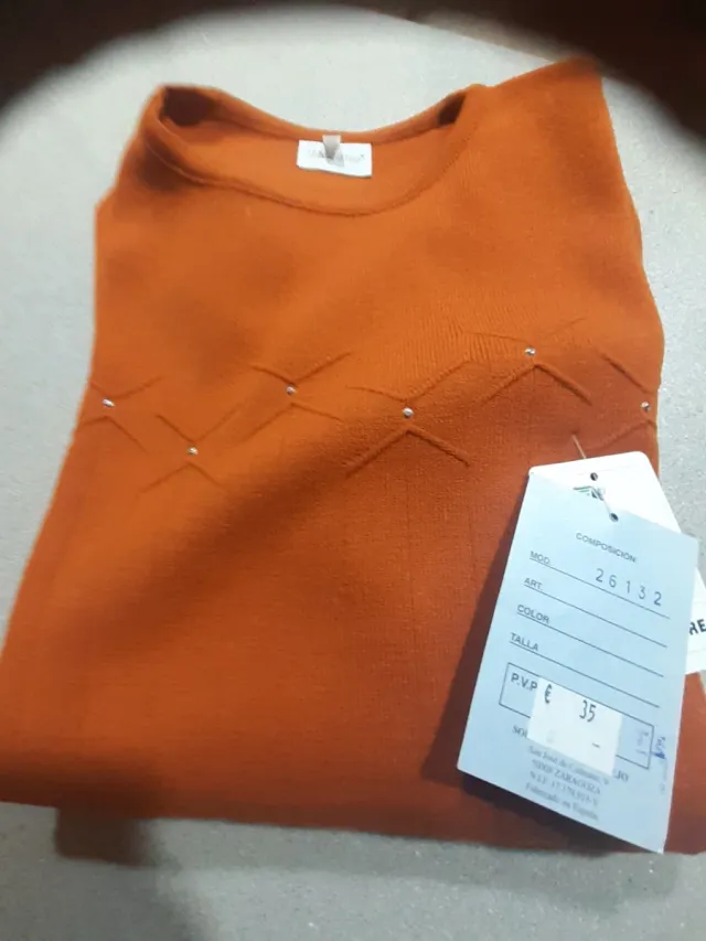 Jersey Mango Naranja Talla G