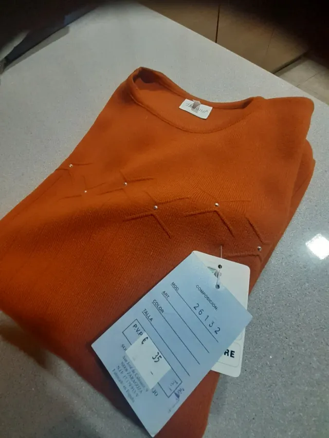 Jersey Mango Naranja Talla G