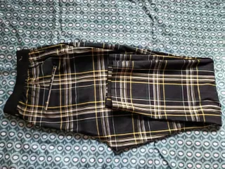 Pantalones de cuadros