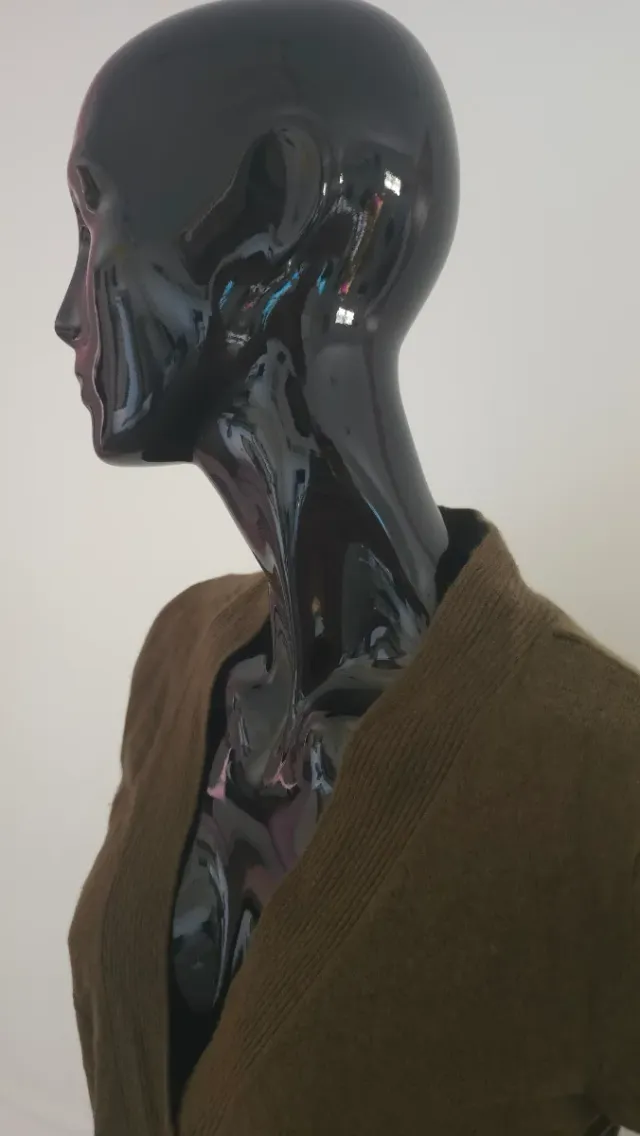 Cárdigan verde caqui Massimo Dutti