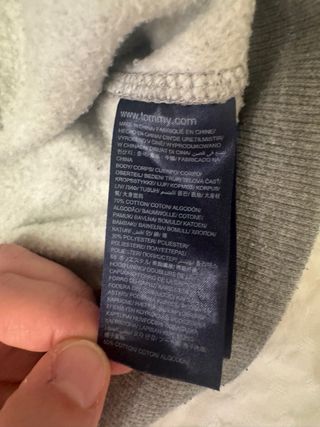 Sudadera Tommy Hilfiger Brooklyn Gris Hombre