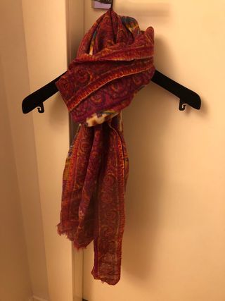 Sciarpa fantasia paisley multicolor