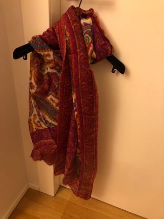 Sciarpa fantasia paisley multicolor