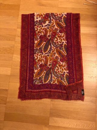 Sciarpa fantasia paisley multicolor