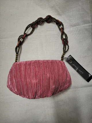 Bolso de fiesta Jaslen rosa
