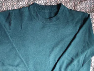 Jersey verde de manga larga