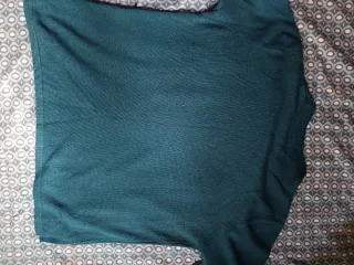 Jersey verde de manga larga
