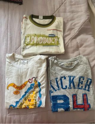 Lote 3 Camisetas Niño