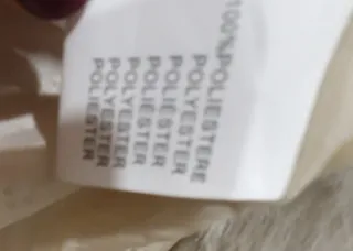 Chaquetón pelo sintético beige talla única