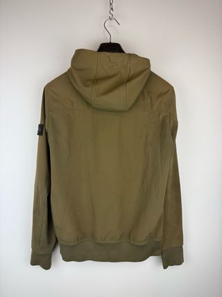 Giacca Soft Shell-R verde Stone Island