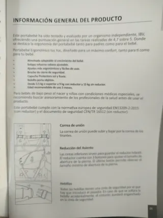 Mochila Porta Bebés Tuc Tuc Ergonómica