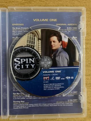 DVD de Spin City firmado por Barry Bostwick