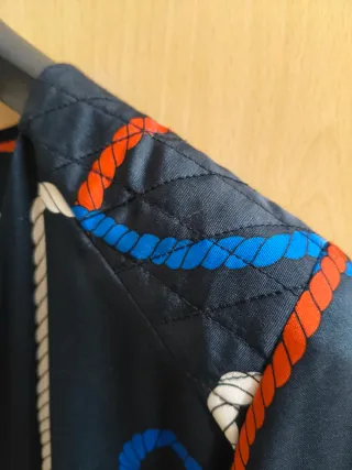 Blazer ZARA estampado náutico