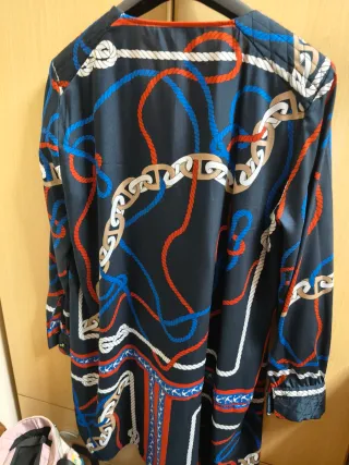 Blazer ZARA estampado náutico