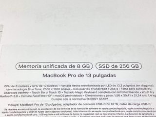 portatil apple apple macbook pro m2 8-core 3.4 13 (8gpu) (2022) (a2338)
