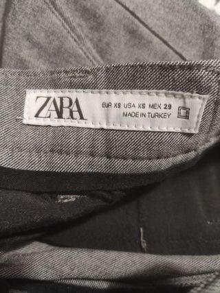 Pantalón Zara Gris