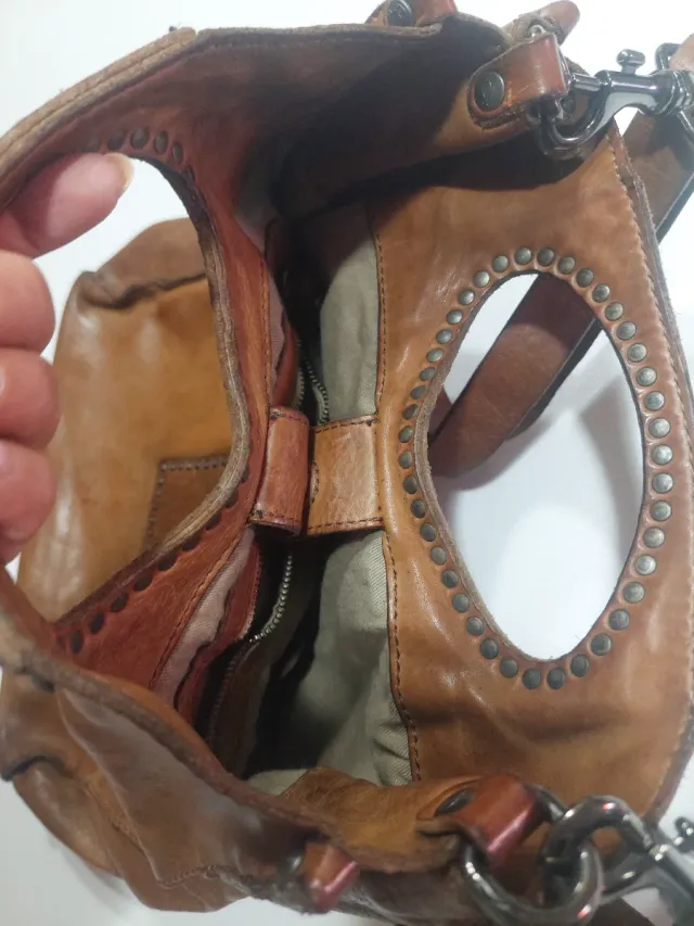 Bolso Campomaggi Marrom Couro