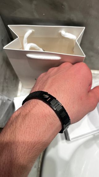 Pulsera Lacoste Negra