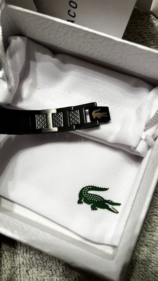Pulsera Lacoste Negra