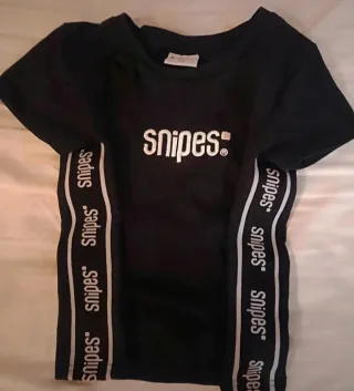 Camiseta Snipes Negra Manga Corta