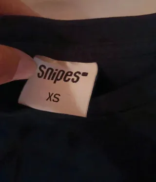 Camiseta Snipes Negra Manga Corta