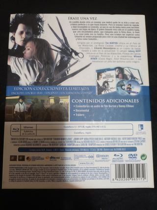 Eduardo Manostijeras Digibook 2 Discos Blu-ray DVD