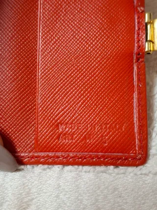 Portafoglio/porta assegni Prada rosso