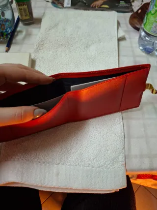 Portafoglio/porta assegni Prada rosso