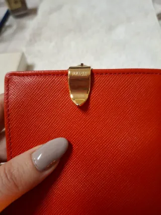 Portafoglio/porta assegni Prada rosso