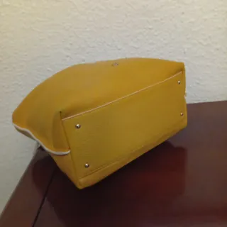 Bolso Piel Mostaza Purificación García con bandole