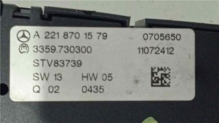 MANDO ASIENTO DELANTERO DERECHO MERCEDES-BENZ CLASE S (BM 221) LIM. (06.2005->) 5.5 S 63 AMG (221.07