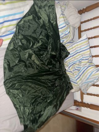 Chubasquero entero verde nuevo