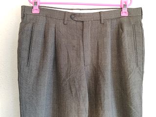 Pantalón Emidio Tucci Lana Virgen Gris
