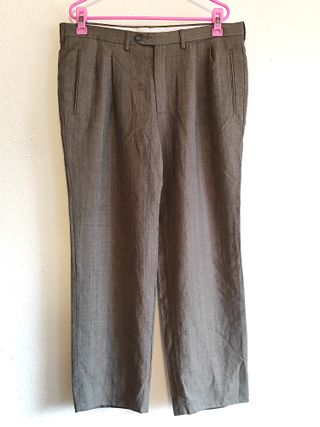 Pantalón Emidio Tucci Lana Virgen Gris