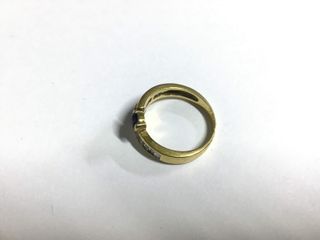 anillo oro 18k con piedra