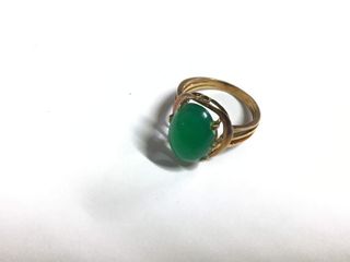 anillo oro 18k con piedra