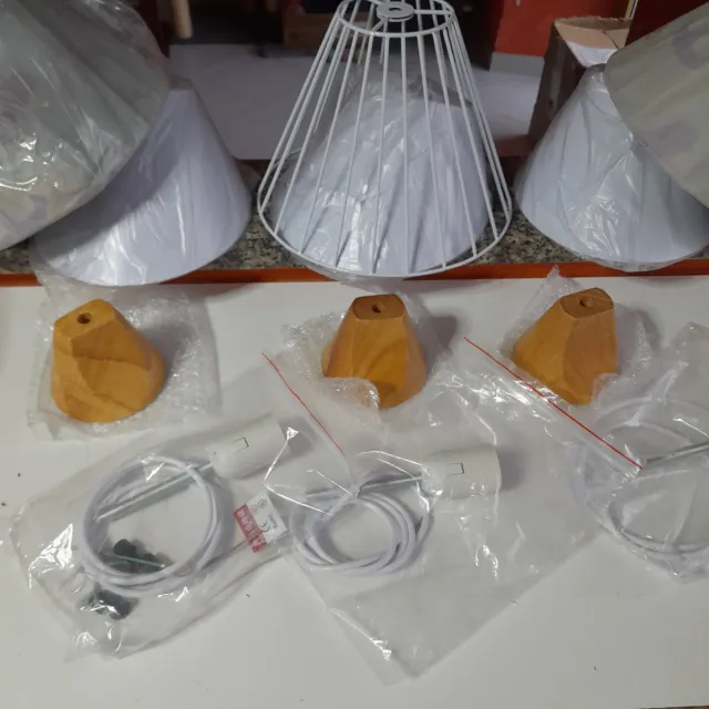 Lampadario lampada sospensione Stile Nordico 3pcs