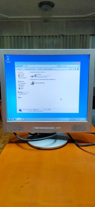 Monitor PC Argento e Nero