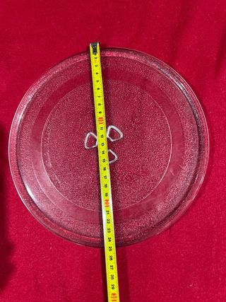 Plato de cristal para microondas 25 cm