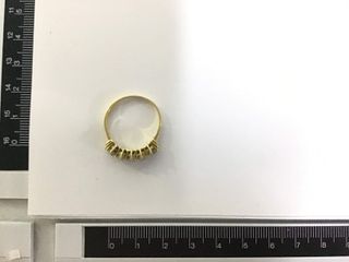 anillo oro 18k con piedra