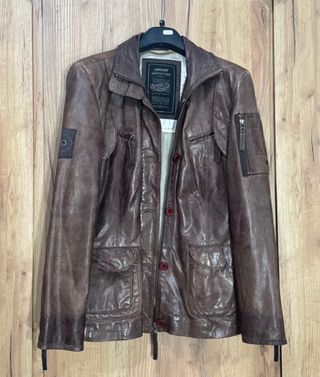 Giubbotto di pelle da uomo