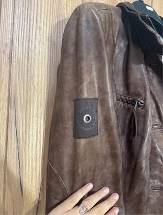 Giubbotto di pelle da uomo