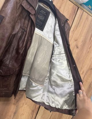 Giubbotto di pelle da uomo